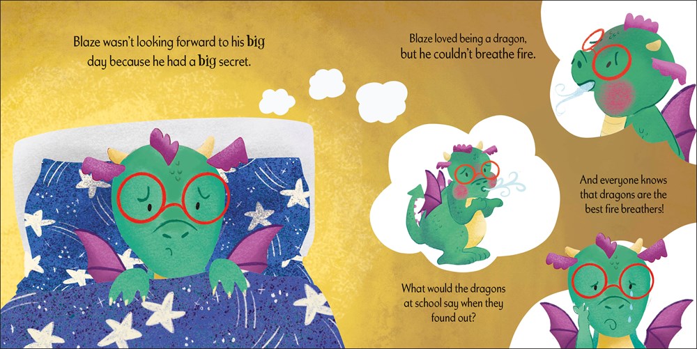 The Nervous Dragon : A Story About Overcoming Back-to-School Worries - Image 3