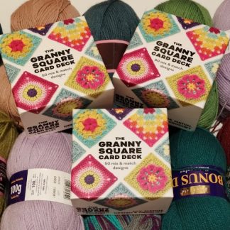 The Granny Square Card Deck with FREE yarn!